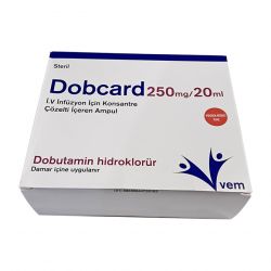 Добутамин Добкард Dobcard (dobutamine) р-р д/ин амп 250мг/20мл в Назрани и области фото
