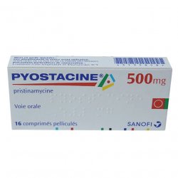 Пиостацин (Пристинамицин) таблетки 500мг №16 в Назрани и области фото