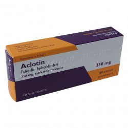 Аклотин (Тиклопидин, Тикло) 250мг 60шт в Назрани и области фото